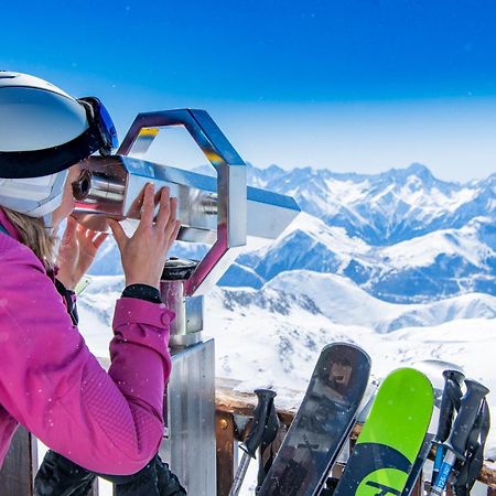 Chalet Alpe D'Huez 1850-Sea And Mountain Pleasure Avec 2 Appartements- 1 Appartement 3 Chambres 8 Couchages - 3 Salles D'Eau Et 1 Appartement 5 Chambres 12 Couchages 5 Salles D'Eau - Jacuzzi Et Sauna -Pieds Des Pistes Et Centre ภายนอก รูปภาพ