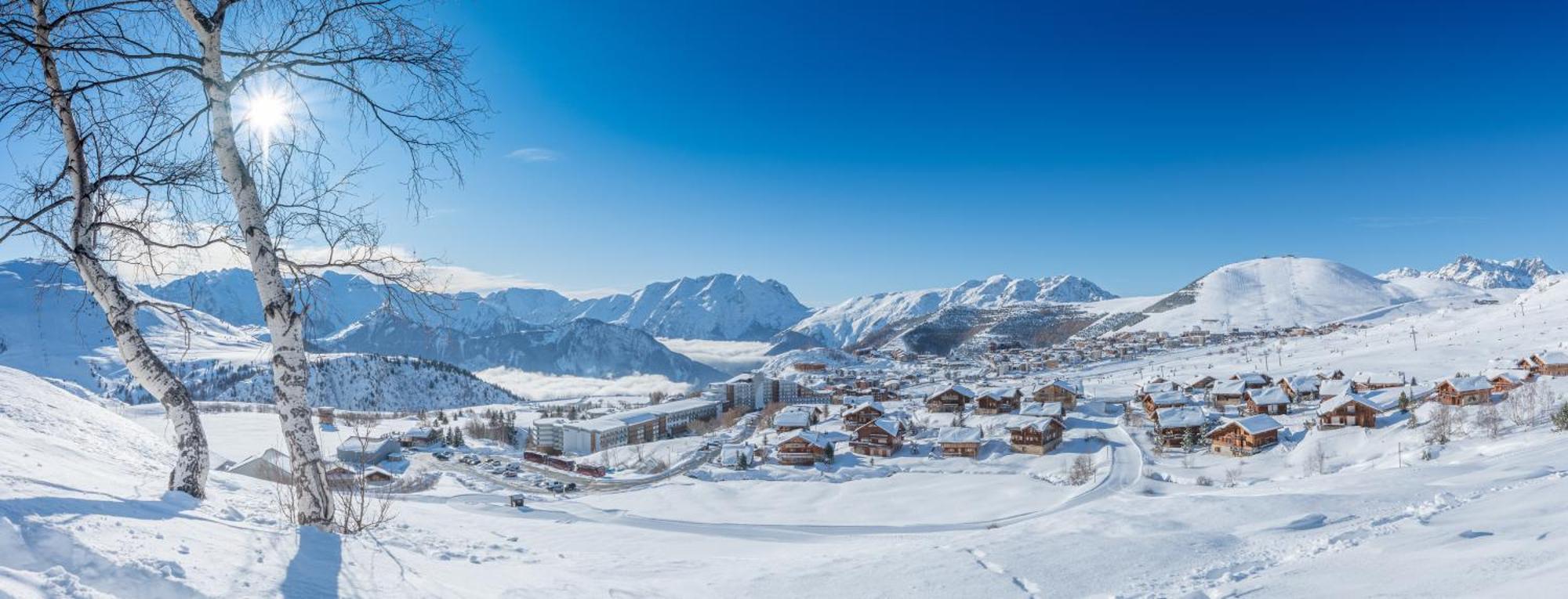 Chalet Alpe D'Huez 1850-Sea And Mountain Pleasure Avec 2 Appartements- 1 Appartement 3 Chambres 8 Couchages - 3 Salles D'Eau Et 1 Appartement 5 Chambres 12 Couchages 5 Salles D'Eau - Jacuzzi Et Sauna -Pieds Des Pistes Et Centre ภายนอก รูปภาพ