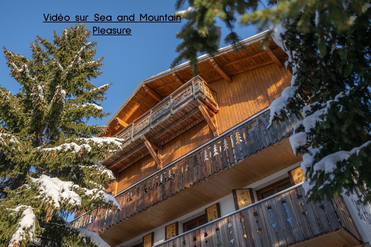 Chalet Alpe D'Huez 1850-Sea And Mountain Pleasure Avec 2 Appartements- 1 Appartement 3 Chambres 8 Couchages - 3 Salles D'Eau Et 1 Appartement 5 Chambres 12 Couchages 5 Salles D'Eau - Jacuzzi Et Sauna -Pieds Des Pistes Et Centre ภายนอก รูปภาพ